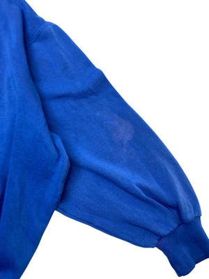 Vintage 90s Blue Nike Button-up Sweatshirt Men's XXXL