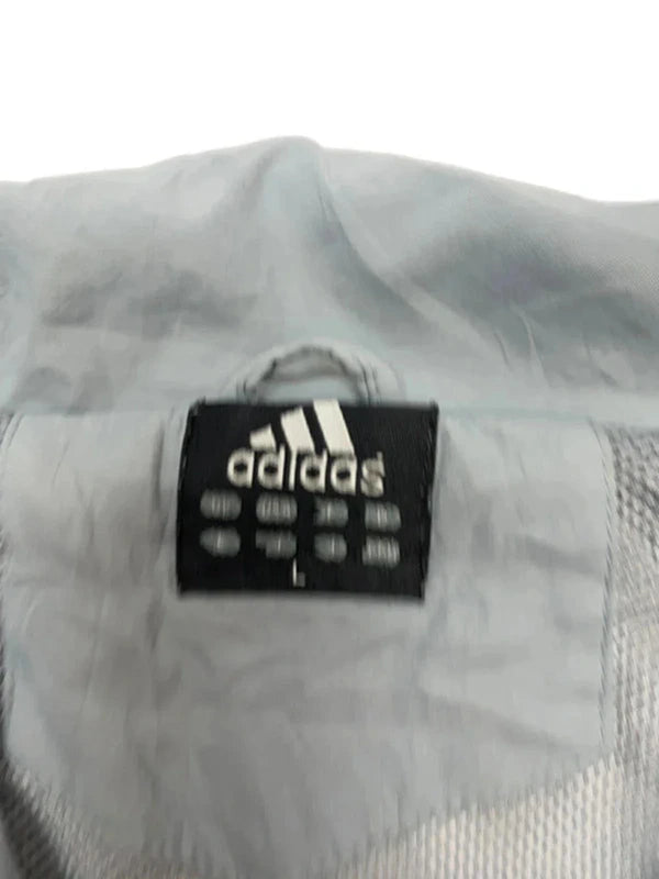 Grey Adidas Windbreaker Men's Large