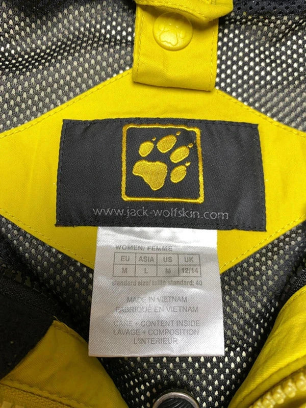 Yellow Jack Wolfskin Raincoat Women's Large