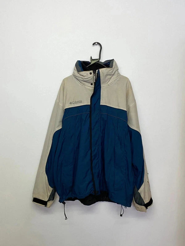 Columbia Interchange 3-in-1 Jacket - Blue/Beige - Men’s XL