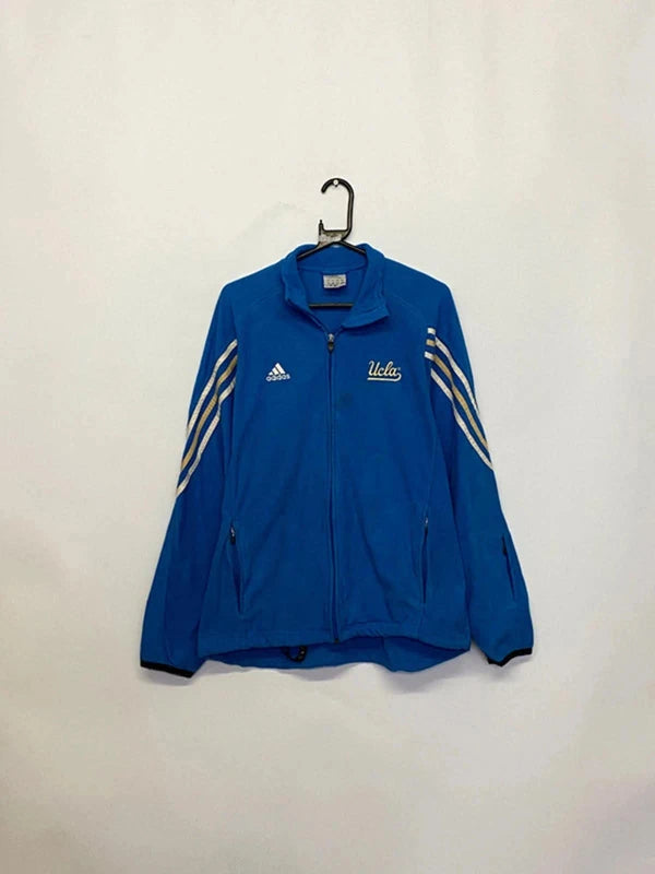 Adidas UCLA Blue Fleece Track Jacket – Size L