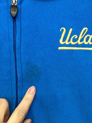 Adidas UCLA Blue Fleece Track Jacket – Size L