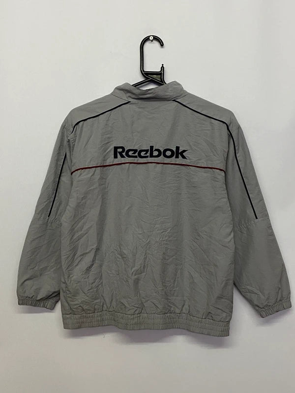 Reebok Grey Full-Zip Track Jacket (Youth L / 152 cm)