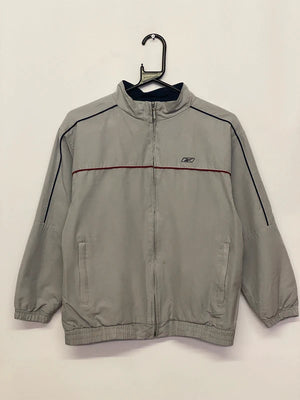 Reebok Grey Full-Zip Track Jacket (Youth L / 152 cm)