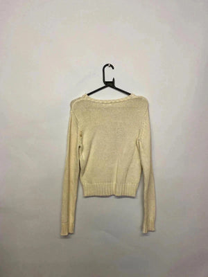 Vintage Cream USA Flag Knit Sweater – One Step Up (Size S/M)