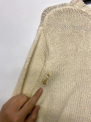 Vintage Cream USA Flag Knit Sweater – One Step Up (Size S/M)