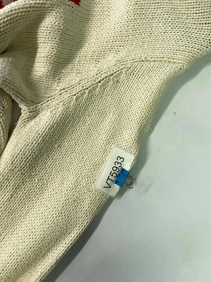 Vintage Cream USA Flag Knit Sweater – One Step Up (Size S/M)