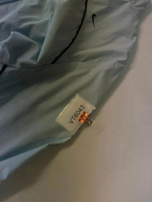 Nike Light Grey Windbreaker Jacket with Black Swoosh