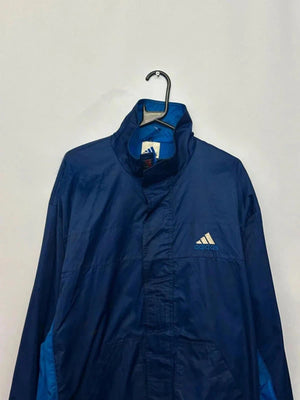 Adidas Navy & Blue Windbreaker Jacket (Men’s L / 44–46)