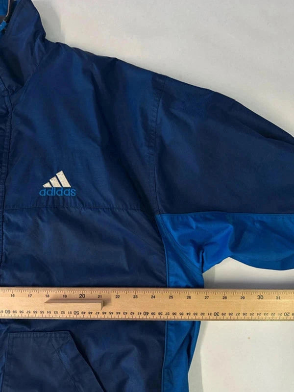 Adidas Navy & Blue Windbreaker Jacket (Men’s L / 44–46)