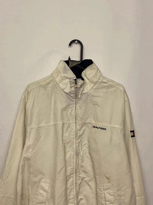 Tommy Hilfiger White Lightweight Zip Jacket – Size XL