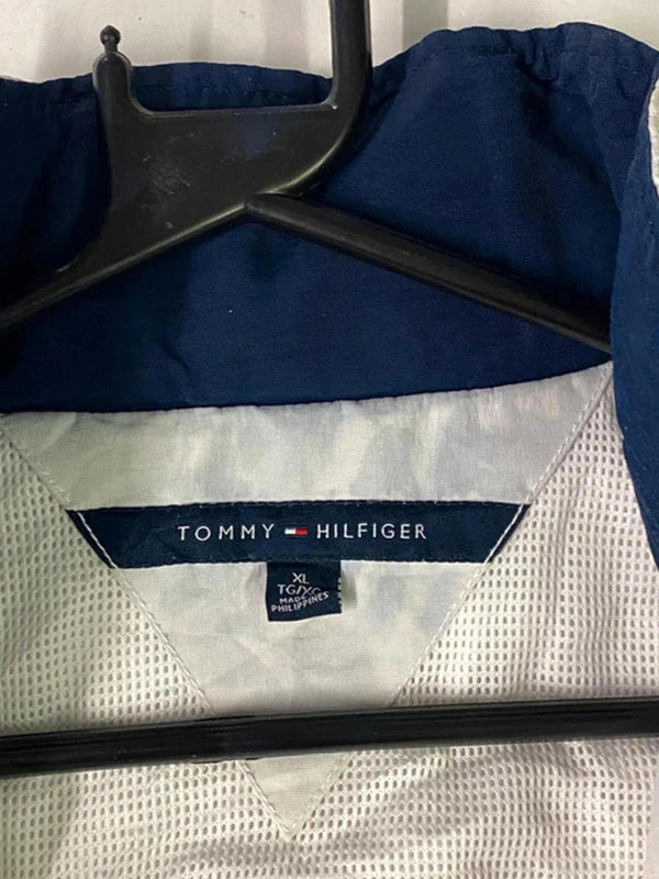 Tommy Hilfiger White Lightweight Zip Jacket – Size XL