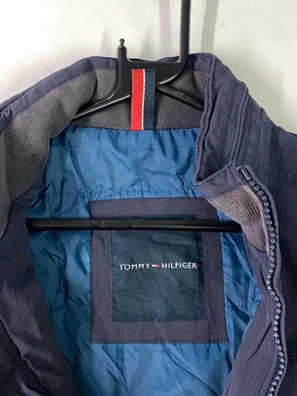 Tommy Hilfiger Navy Bomber Jacket – Size Unknown (Fits L/XL)