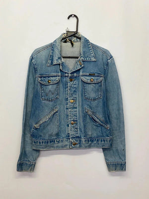 Vintage Light Wash Denim Jacket – Size S