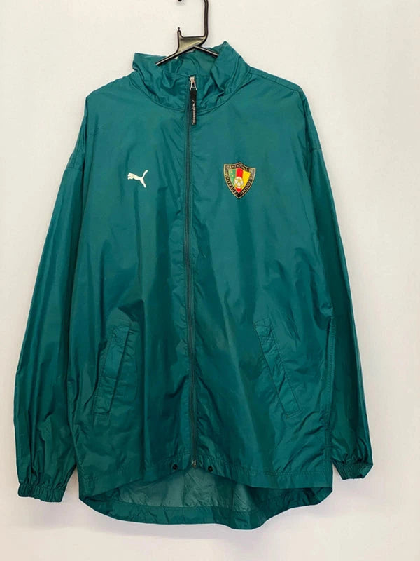 Puma Green Football Windbreaker Jacket – Men’s XL