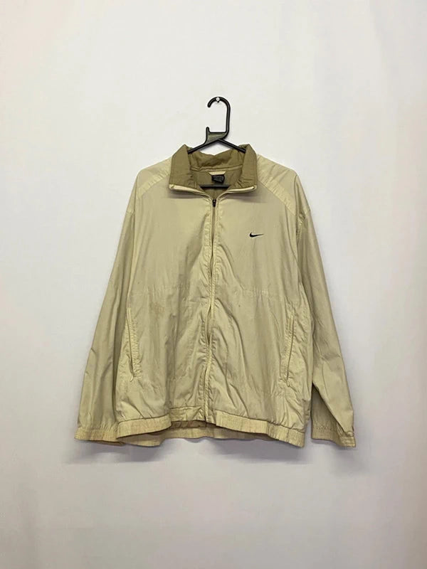 Nike Beige Lightweight Windbreaker Jacket – Men’s L