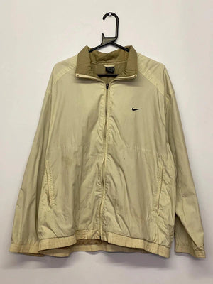 Nike Beige Lightweight Windbreaker Jacket – Men’s L