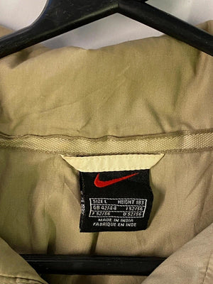 Nike Beige Lightweight Windbreaker Jacket – Men’s L