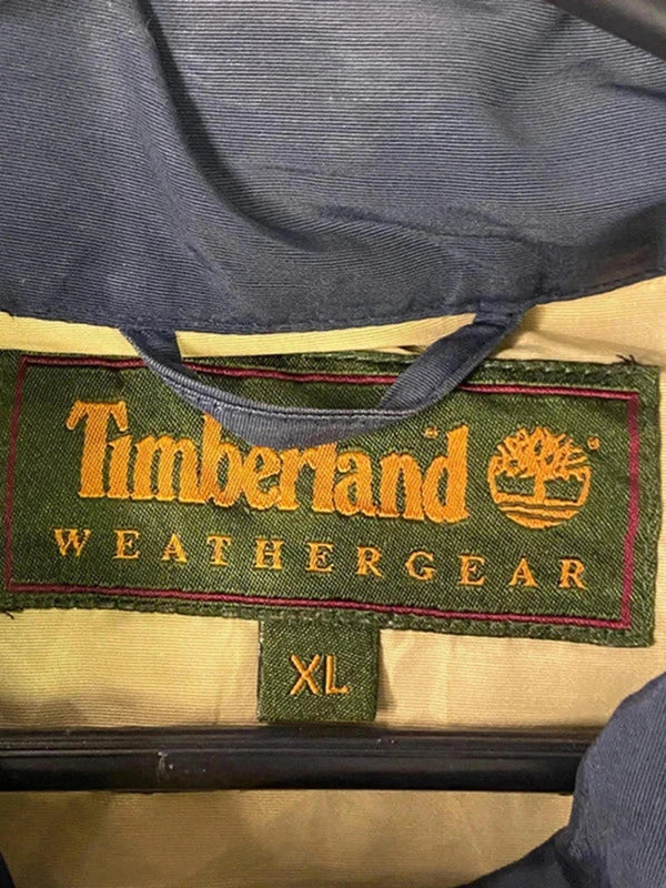Vintage Timberland Weathergear Jacket – Navy/Beige (Men’s XL)