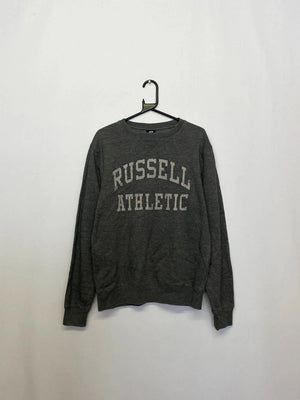 Russell Athletic Charcoal Grey Logo Sweatshirt – Size S