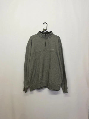 Columbia Grey 1/4 Zip Fleece Sweatshirt – Size XXL