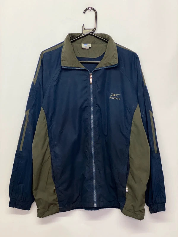 Vintage Reebok Navy & Olive Track Jacket