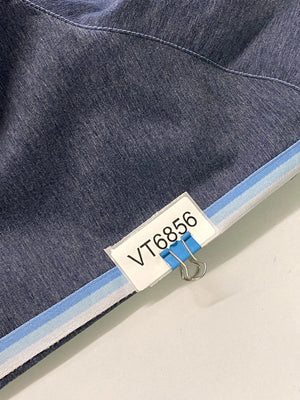 Reebok Classic Navy & Light Blue Zip-Up Hooded Jacket (UK 10 / S)