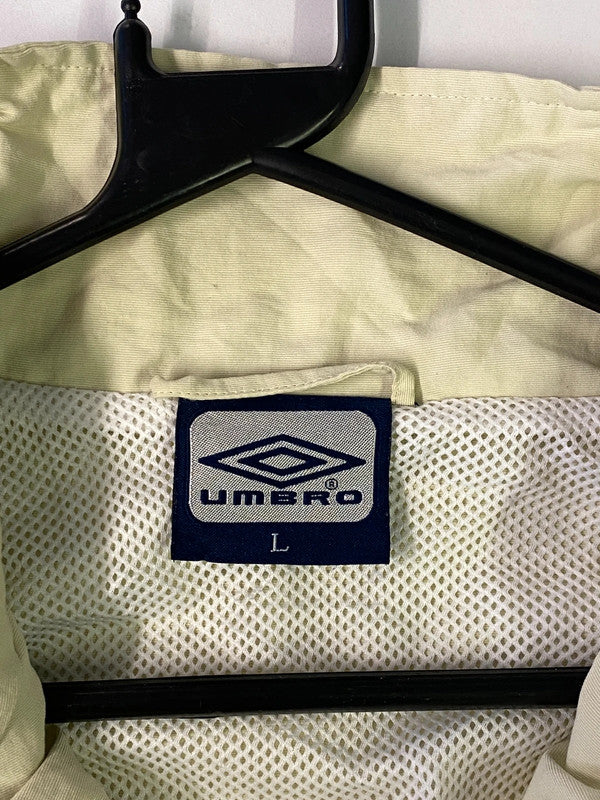 Vintage Umbro Beige & Olive Windbreaker Jacket – Size L