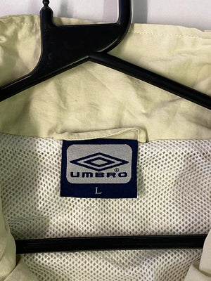 Vintage Umbro Beige & Olive Windbreaker Jacket – Size L