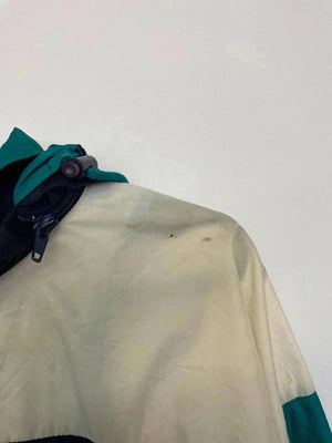 Vintage Adidas Windbreaker Jacket – Navy/Teal/Cream – Size M