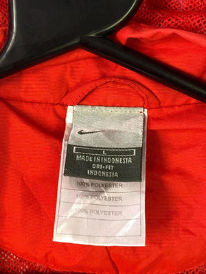 Nike Dri-FIT Red Windbreaker Jacket – Size L