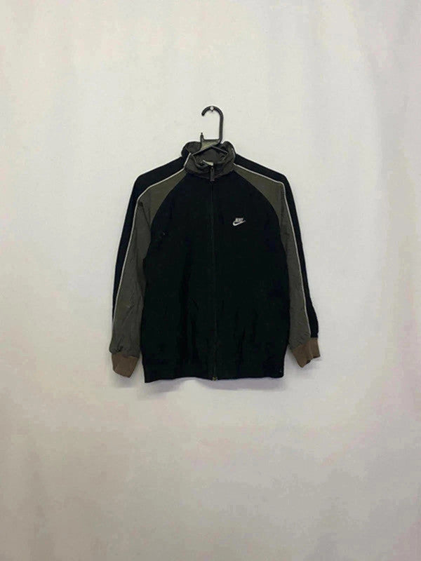 Nike Sportswear Black & Khaki Track Jacket – Youth L (Age 12–13)
