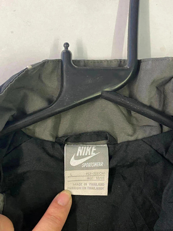 Nike Sportswear Black & Khaki Track Jacket – Youth L (Age 12–13)