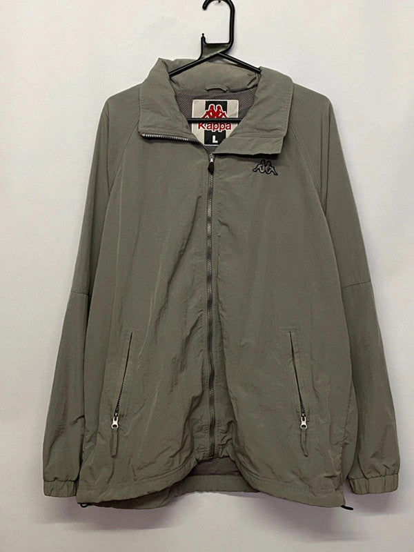 Vintage Kappa Grey Windbreaker Jacket – Size L