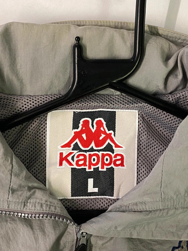 Vintage Kappa Grey Windbreaker Jacket – Size L