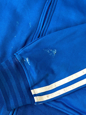 Adidas Blue Track Jacket with “3” Logo – Size XL