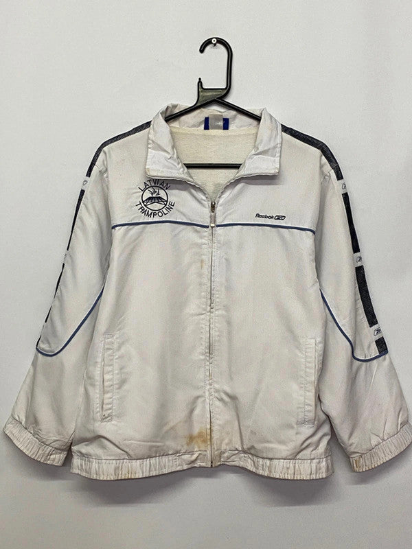 Vintage Reebok GP White Motorsport Jacket