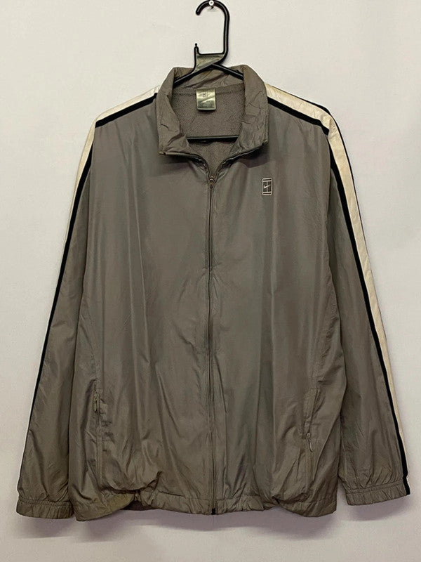 Vintage Nike Tennis Grey Track Jacket – Size L