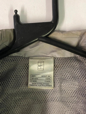 Vintage Nike Tennis Grey Track Jacket – Size L