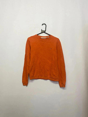 Tommy Hilfiger Orange Sweatshirt – Size XS