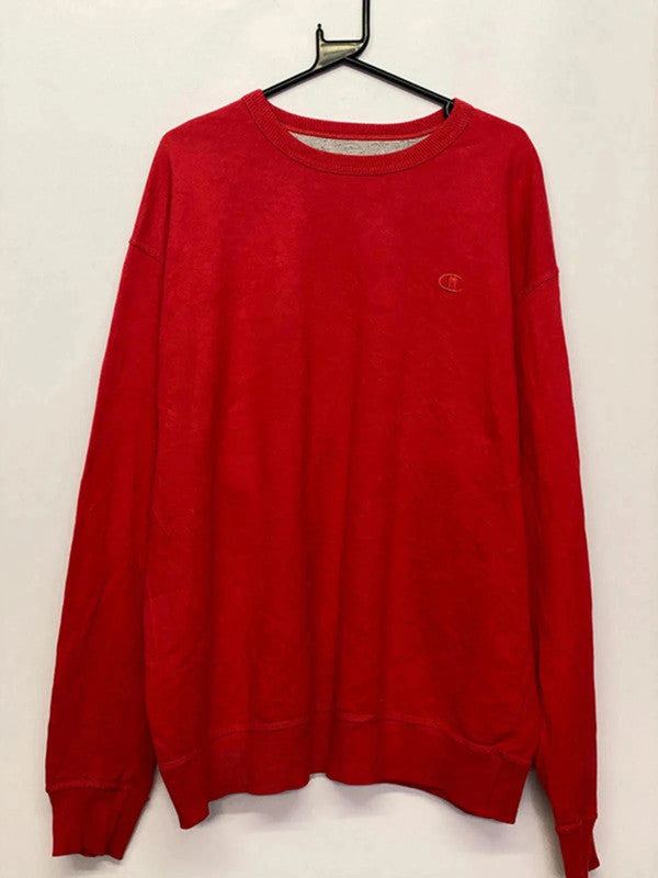 Champion Red Crewneck Sweatshirt – Size XL