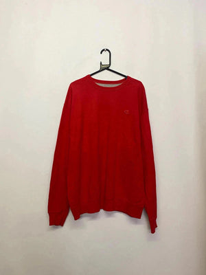 Champion Red Crewneck Sweatshirt – Size XL