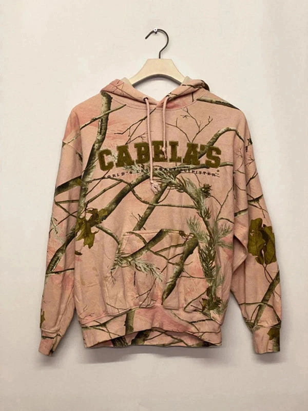 Cabela’s Pink Camo Hunting Hoodie – Size S