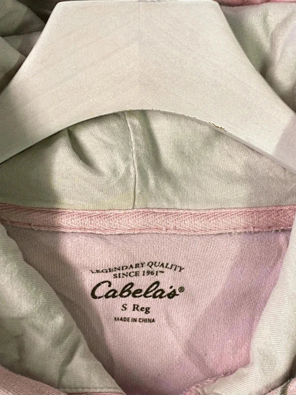 Cabela’s Pink Camo Hunting Hoodie – Size S