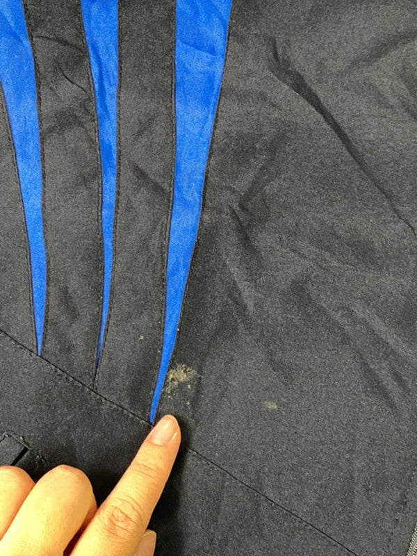 Adidas Navy Blue Track Jacket – 3 Stripe Logo – XXL – Retro Y2K Style