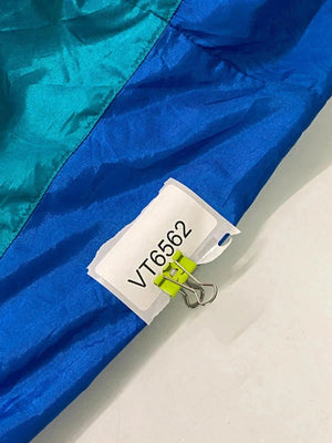 Vintage Nike Windbreaker Jacket – Blue/Teal/Green Colorblock – Size S – Made in Malaysia