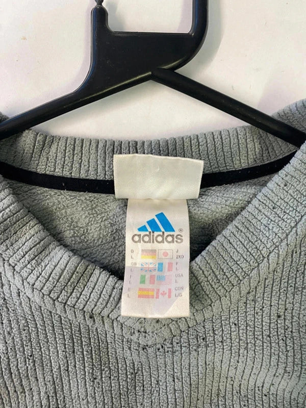 Vintage Adidas “World Track Ranking” Corded Sweatshirt (Men’s L)