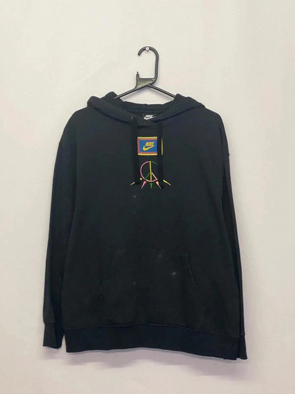 Nike Black Peace Symbol Hoodie (Men’s S)