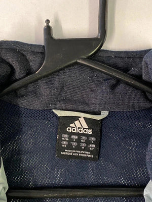Adidas Track Jacket – Navy/Grey/White Colorblock