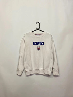 K•Swiss x Forever 21 White Sweatshirt Northern Pole Vintage